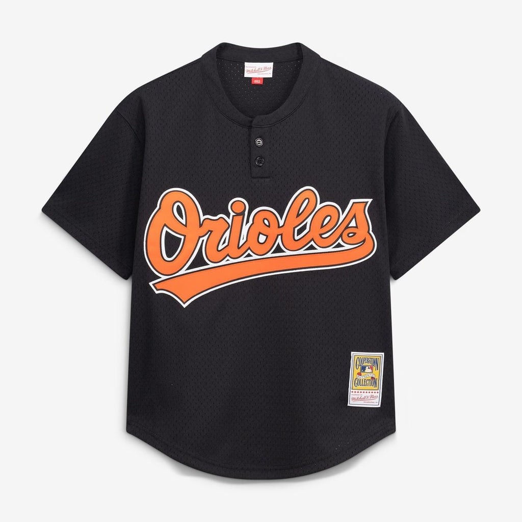 Cal Ripken Jr. Baltimore Orioles Mitchell & Ness Authentic Batting Practice Jersey - Black Official MLB Team Apparel Baseball Fan Gear