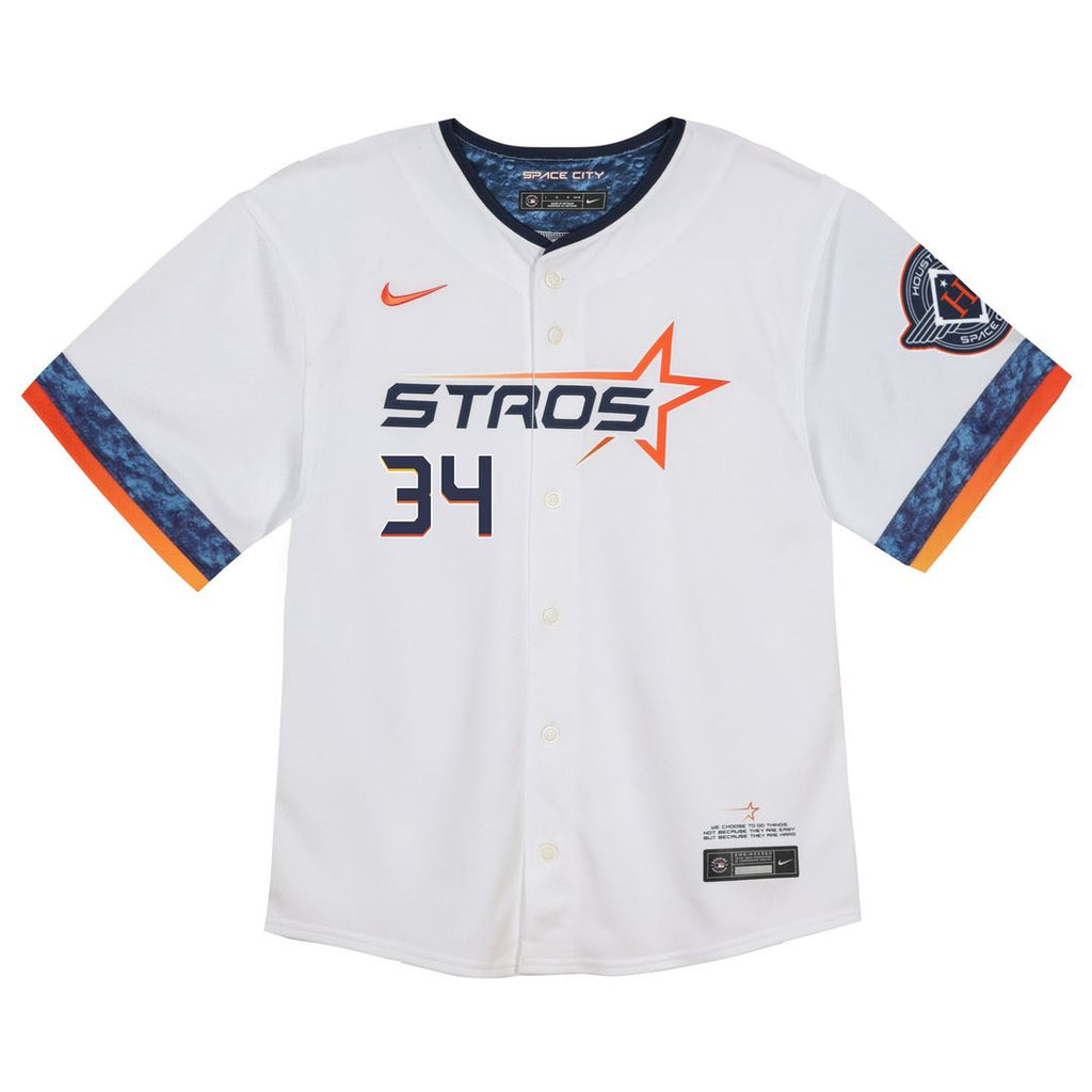 Nolan Ryan Houston Astros Nike Toddler City Connect 2025 Limited Jersey - White Official MLB Team Apparel Baseball Fan Gear