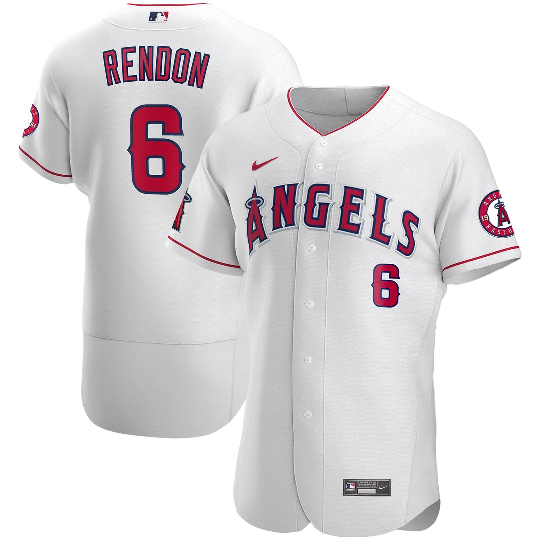 Anthony Rendon Los Angeles Angels Nike Authentic Player Jersey - White Official MLB Team Apparel Baseball Fan Gear