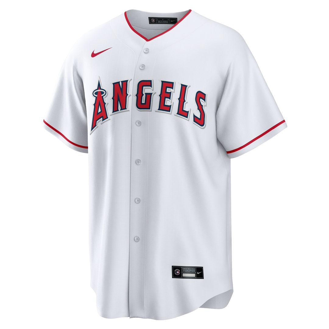 Los Angeles Angels Nike Home Blank Replica Jersey - White Official MLB Team Apparel Baseball Fan Gear