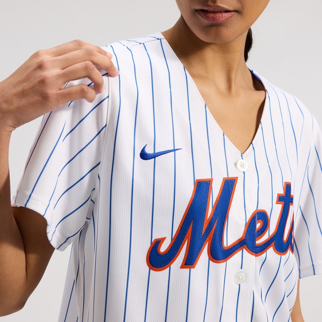 New York Mets Nike Women's Home Limited Jersey - White Official MLB Team Apparel Baseball Fan Gear
