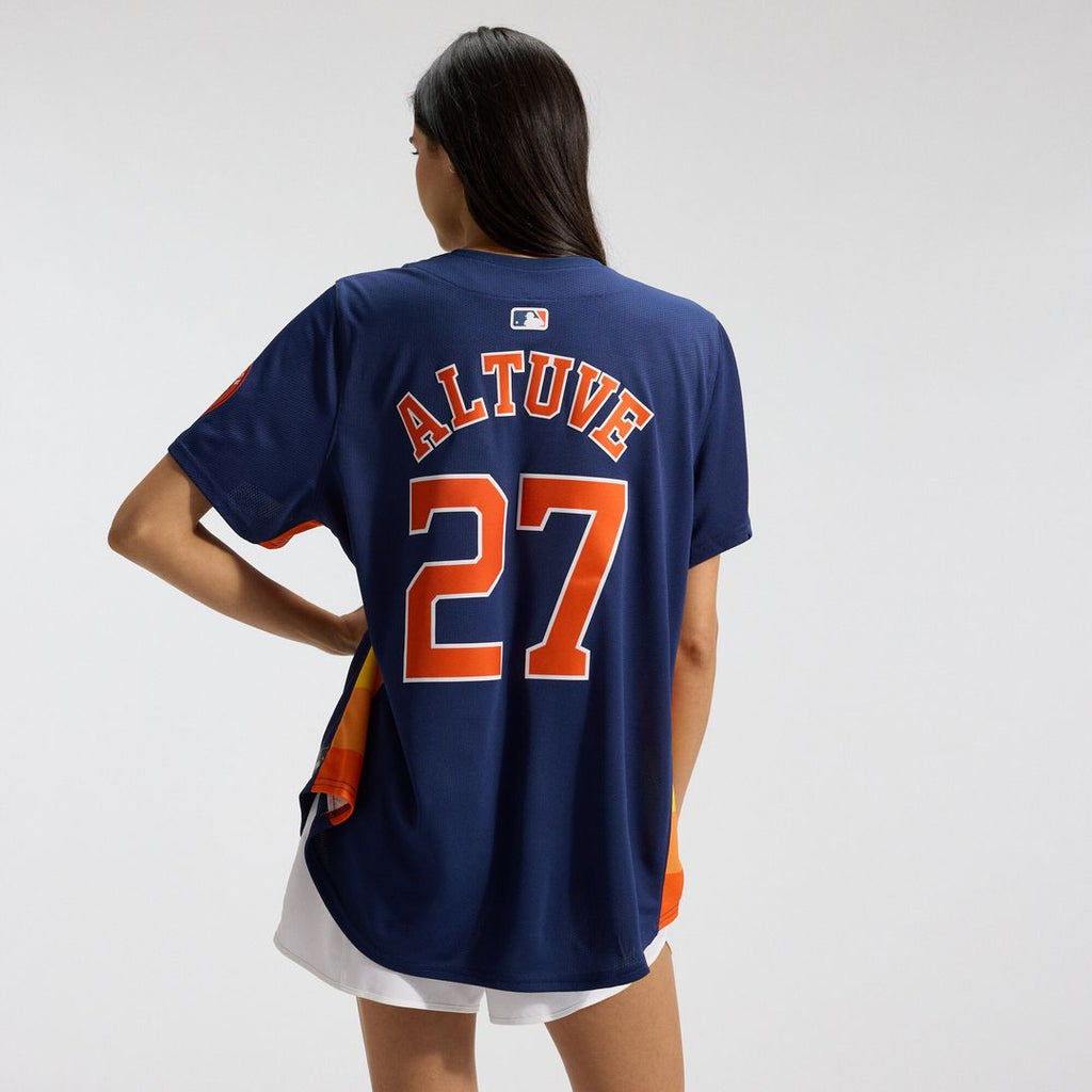 Jose Altuve Houston Astros Nike Women's Alternate Limited Player Jersey – Navy Official MLB Team Apparel Baseball Fan Gear
