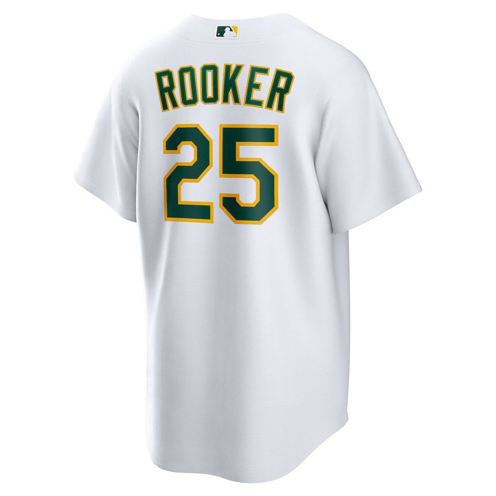 Brent Rooker Athletics Nike Home Replica Jersey - White Official MLB Team Apparel Baseball Fan Gear