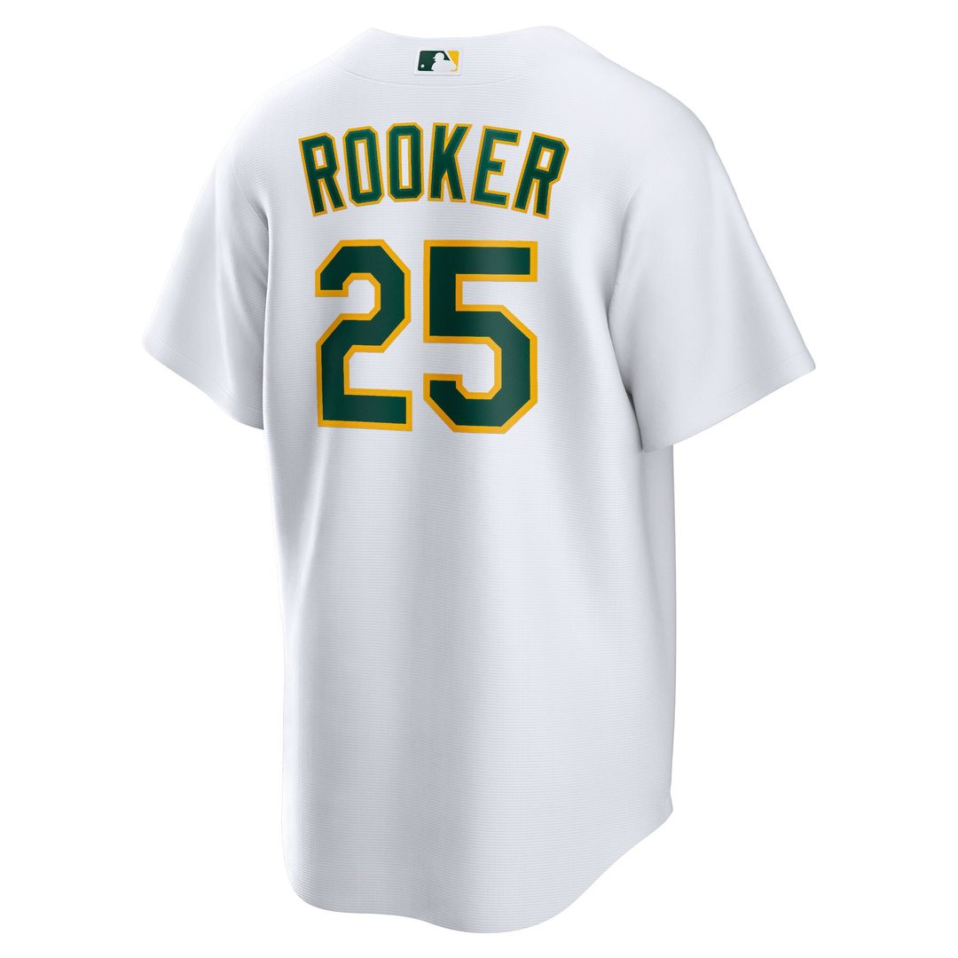 Brent Rooker Athletics Nike Home Replica Jersey - White Official MLB Team Apparel Baseball Fan Gear
