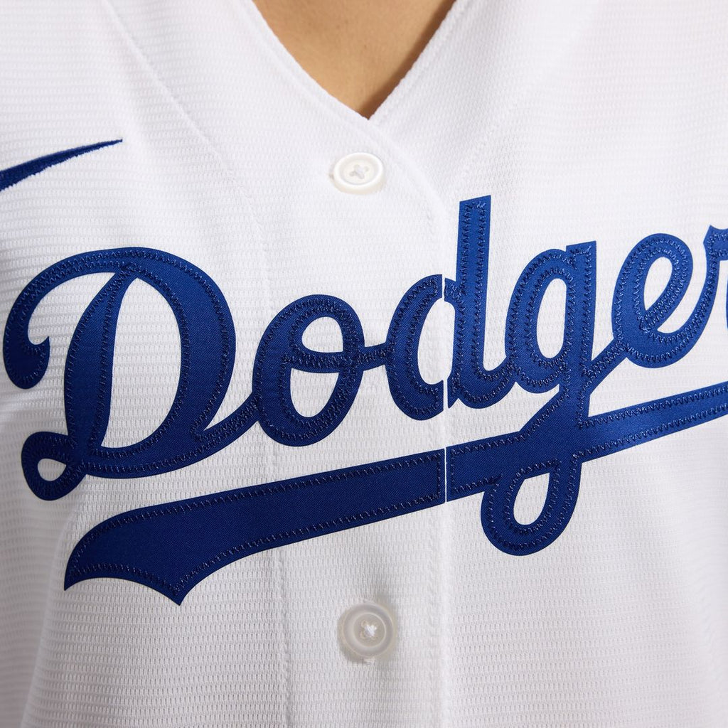 Los Angeles Dodgers Nike Women's Home Replica Jersey - White Official MLB Team Apparel Baseball Fan Gear