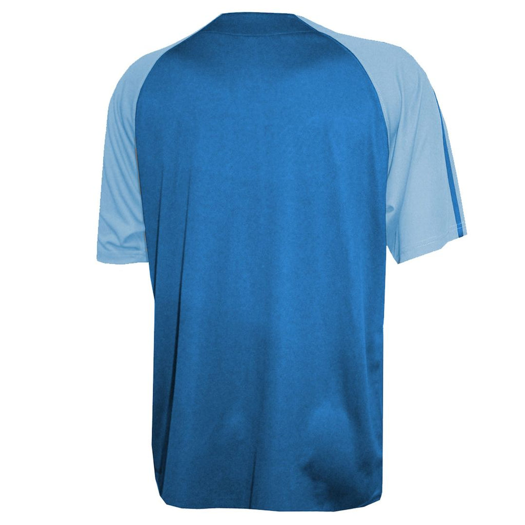 Kansas City Royals Stitches Team Raglan Jersey - Royal Official MLB Team Apparel Baseball Fan Gear