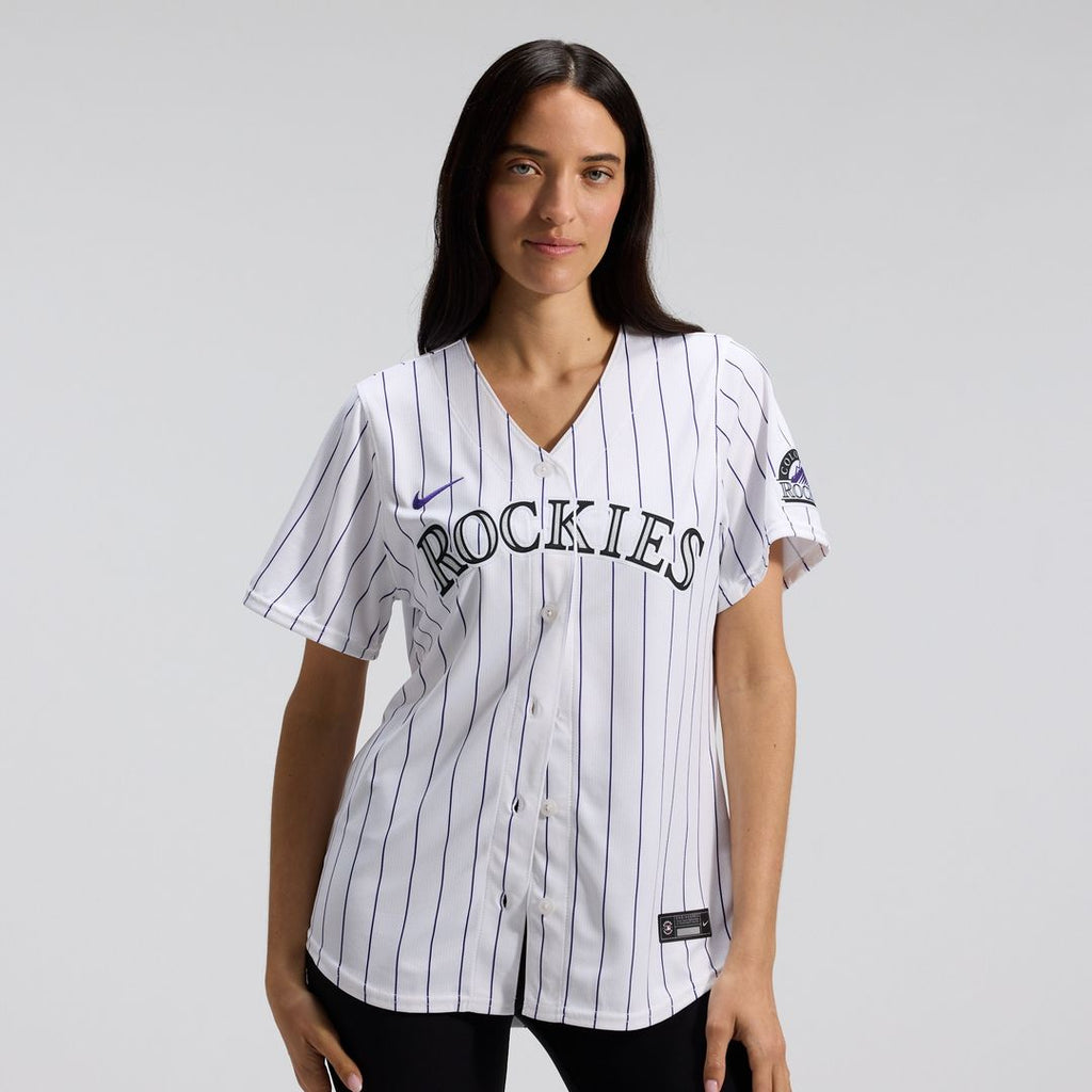 Colorado Rockies Nike Women's Home Limited Jersey - White Official MLB Team Apparel Baseball Fan Gear