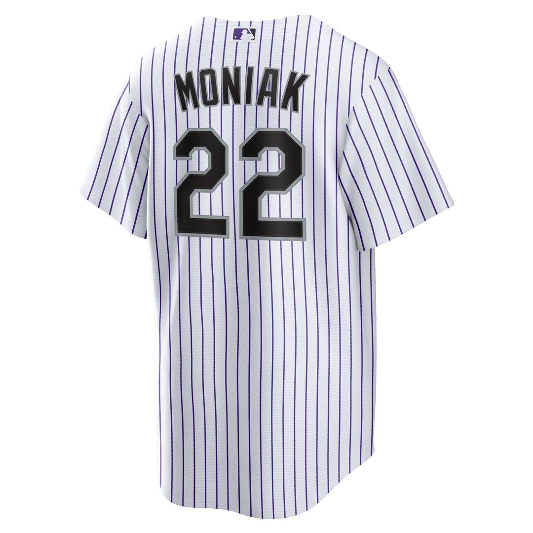 Mickey Moniak Colorado Rockies Nike Home Replica Jersey - White Official MLB Team Apparel Baseball Fan Gear
