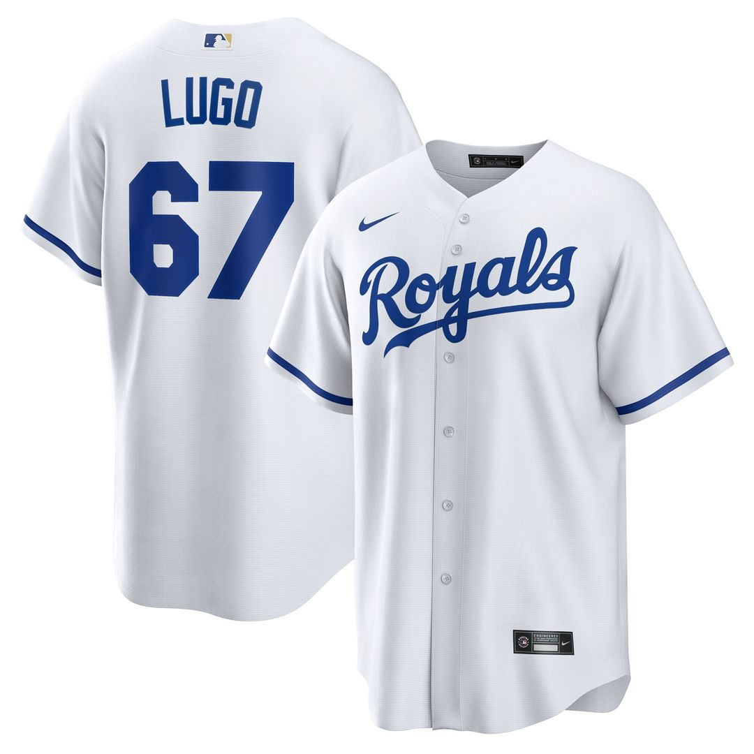 Seth Lugo Kansas City Royals Nike Home Replica Jersey - White Official MLB Team Apparel Baseball Fan Gear