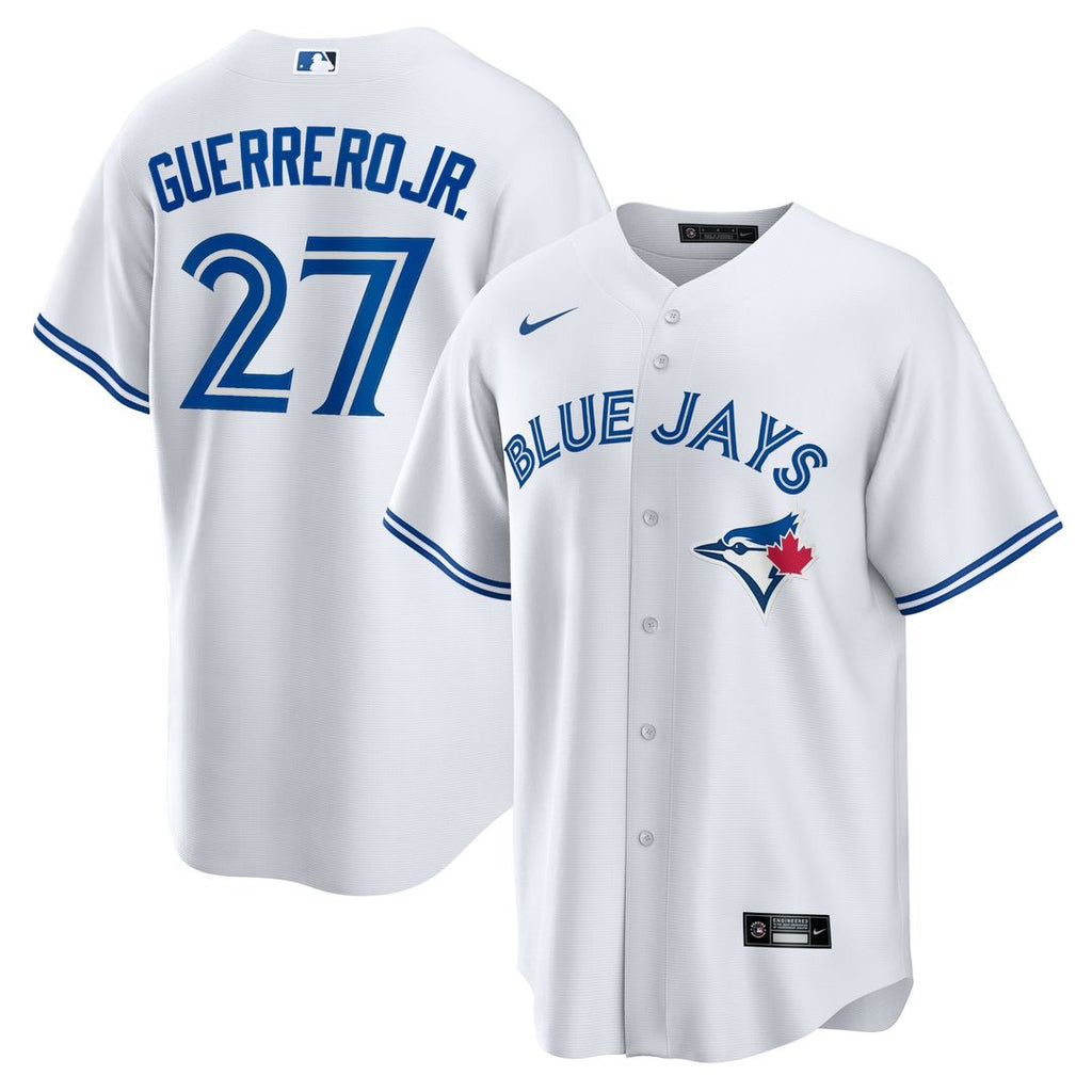 Vladimir Guerrero Jr. Toronto Blue Jays Nike Home Replica Player Name Jersey - White Official MLB Team Apparel Baseball Fan Gear