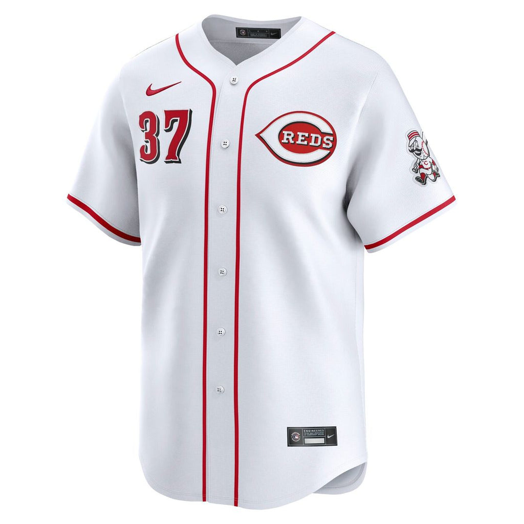 Tyler Stephenson Cincinnati Reds Nike Home Limited Player Jersey - White Official MLB Team Apparel Baseball Fan Gear