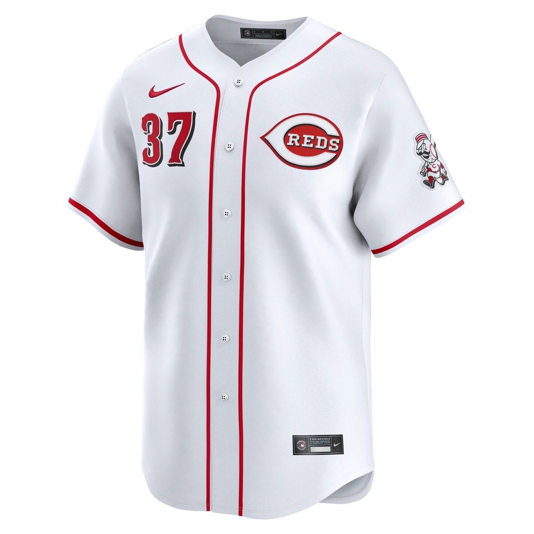Tyler Stephenson Cincinnati Reds Nike Home Limited Player Jersey - White Official MLB Team Apparel Baseball Fan Gear