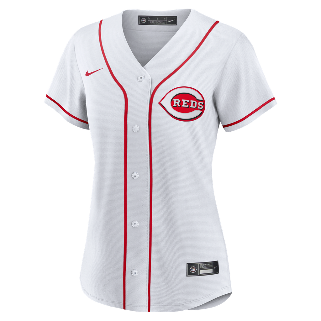 Eugenio Suárez Cincinnati Reds Nike Women's Home Replica Jersey - White Official MLB Team Apparel Baseball Fan Gear