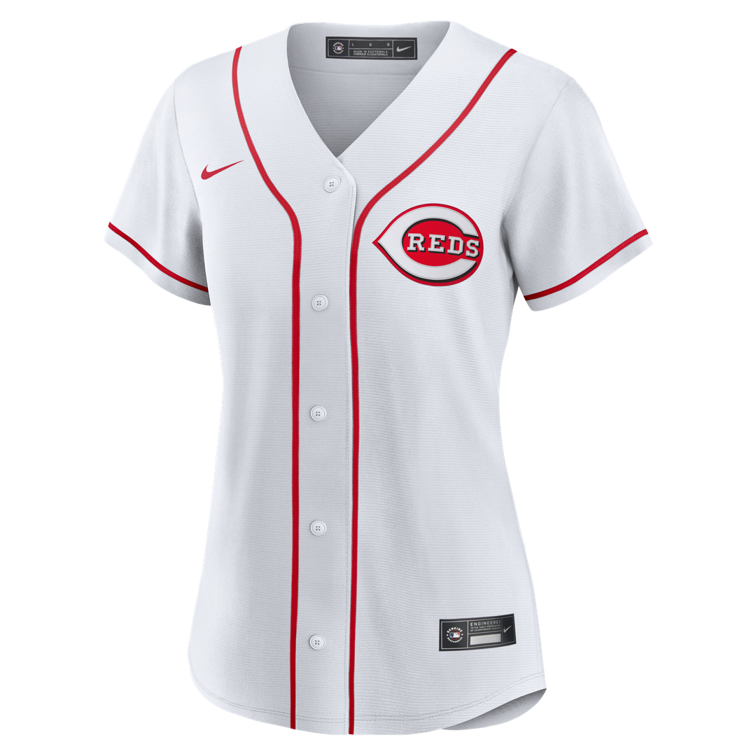 Eugenio Suárez Cincinnati Reds Nike Women's Home Replica Jersey - White Official MLB Team Apparel Baseball Fan Gear