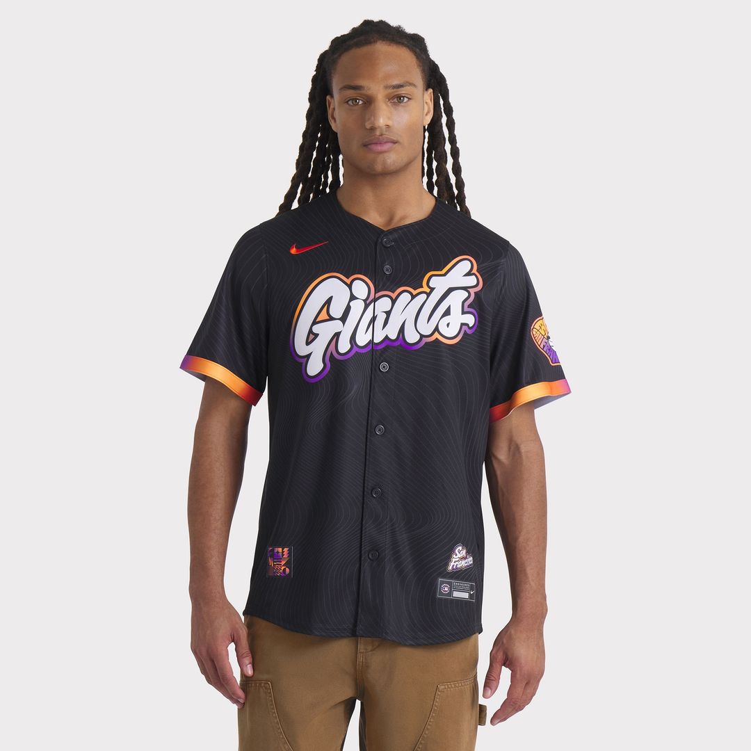 San Francisco Giants Nike 2025 City Connect Limited Jersey - Anthracite Official MLB Team Apparel Baseball Fan Gear