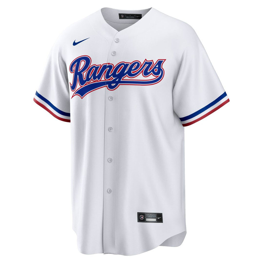 Josh Smith Texas Rangers Nike Home Replica Jersey - White Official MLB Team Apparel Baseball Fan Gear