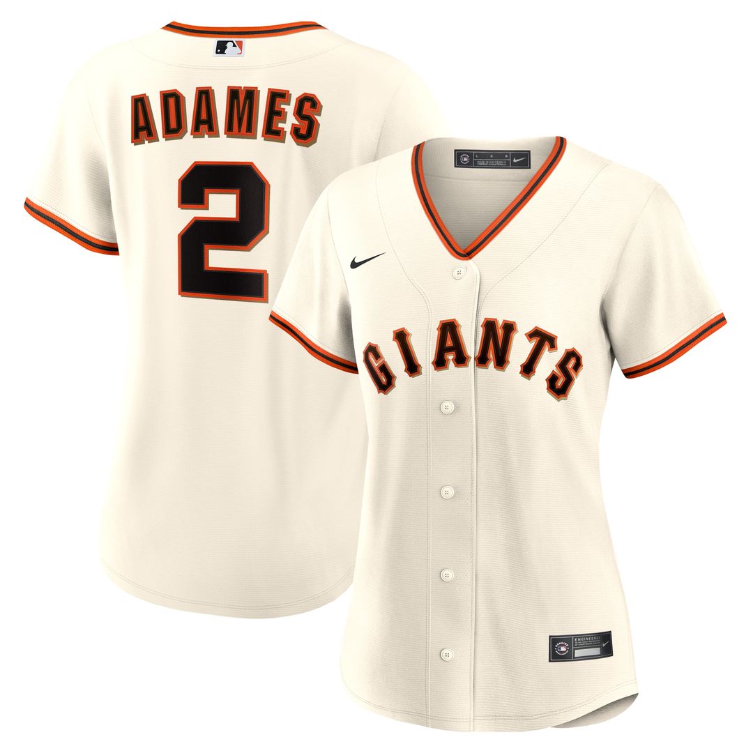 Willy Adames San Francisco Giants Nike Women's Home Replica Jersey - Cream Official MLB Team Apparel Baseball Fan Gear