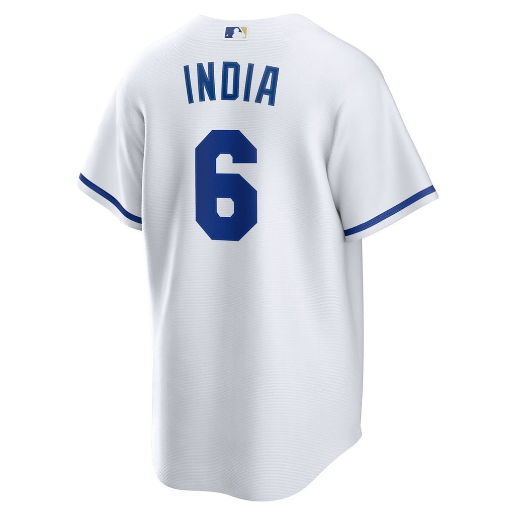 Jonathan India Kansas City Royals Nike Home Replica Player Jersey - White Official MLB Team Apparel Baseball Fan Gear