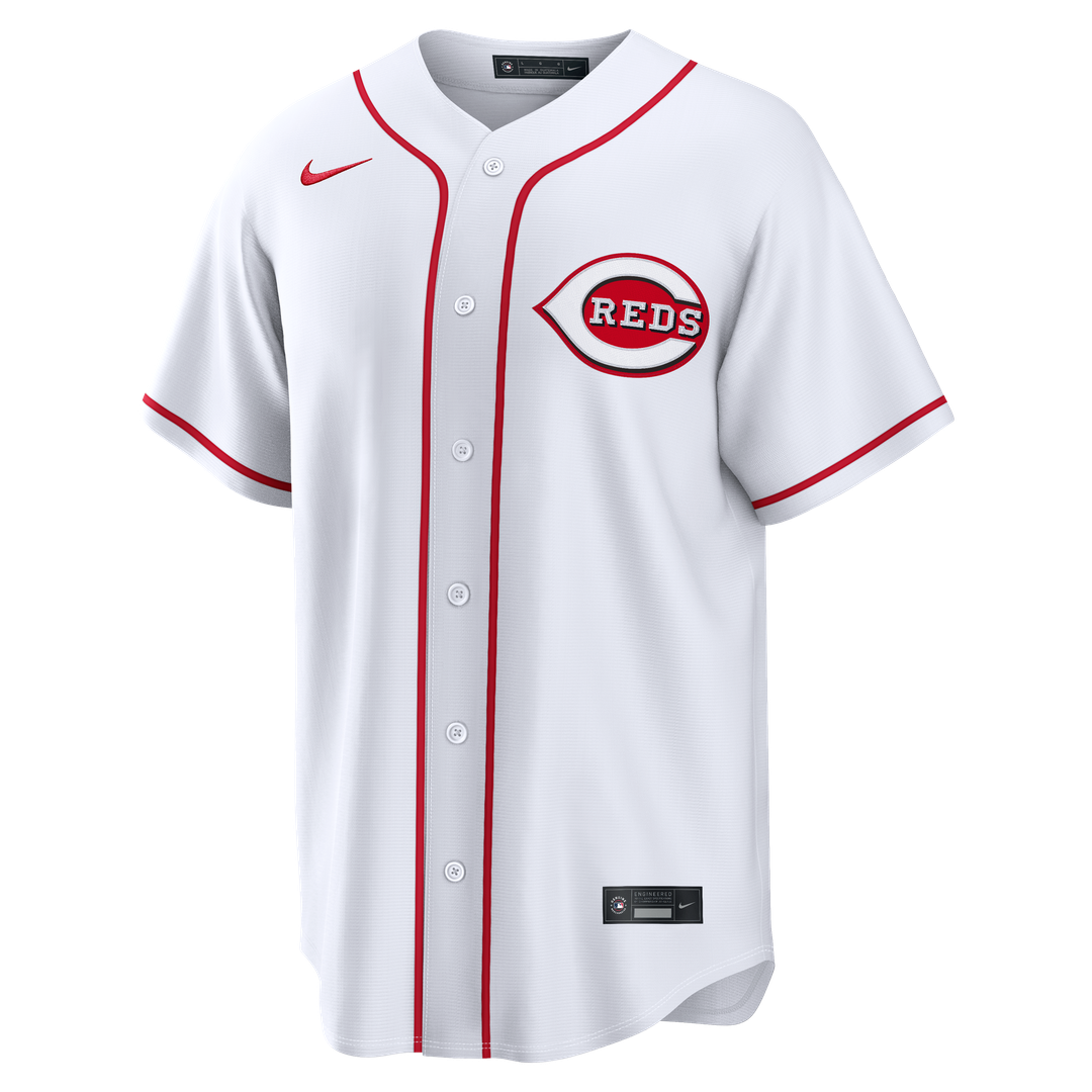 Elly De La Cruz Cincinnati Reds Nike Home Replica Jersey - White Official MLB Team Apparel Baseball Fan Gear