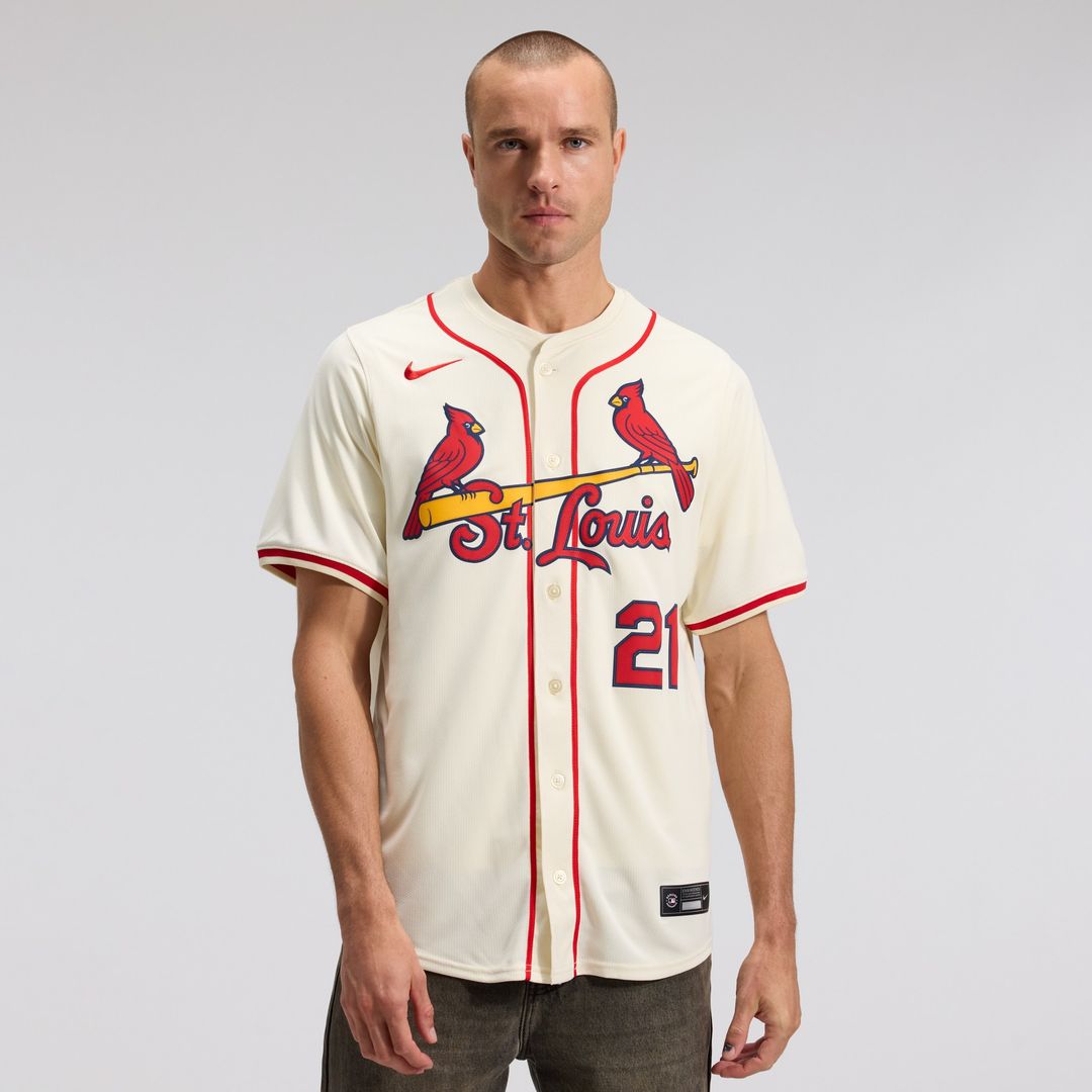 Lars Nootbaar St. Louis Cardinals Nike Alternate 2 Limited Jersey - Cream Official MLB Team Apparel Baseball Fan Gear