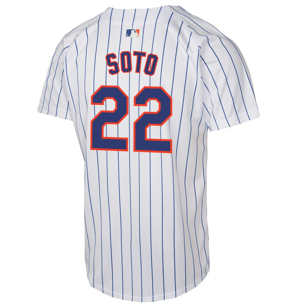 Juan Soto New York Mets Nike Youth Home Game Player Jersey - White Official MLB Team Apparel Baseball Fan Gear
