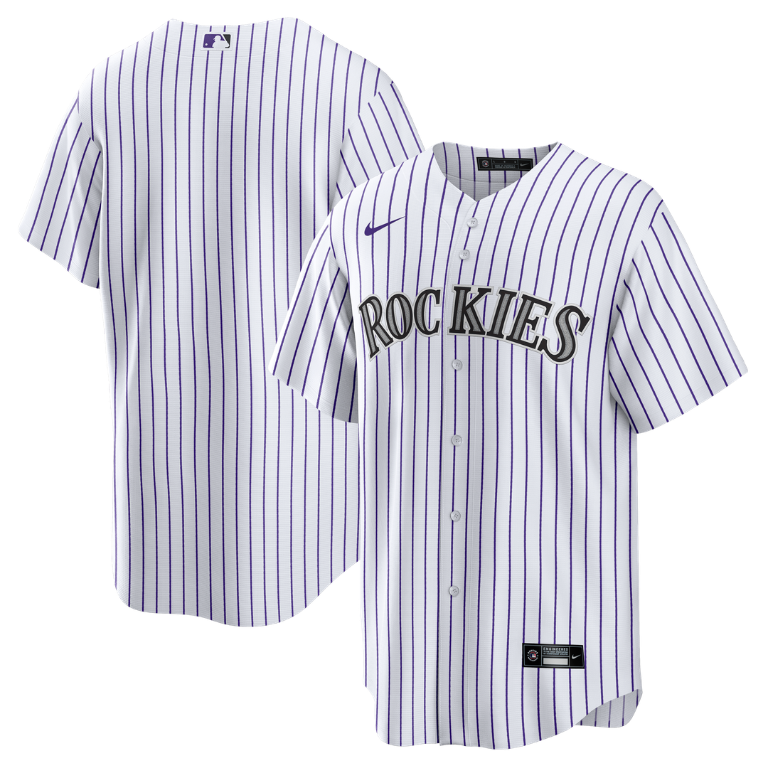 Colorado Rockies Nike Home Big & Tall Replica Jersey - White Official MLB Team Apparel Baseball Fan Gear