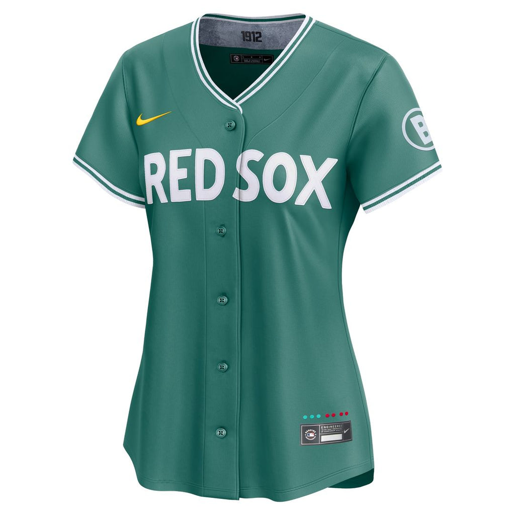 Boston Red Sox Nike Women's 2025 City Connect Limited Jersey - Green Official MLB Team Apparel Baseball Fan Gear