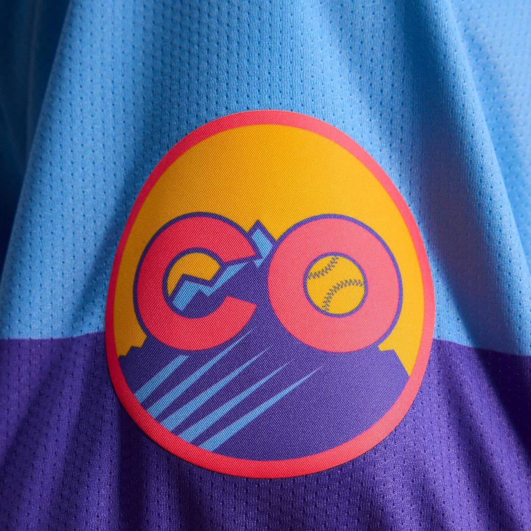 Colorado Rockies Nike 2025 City Connect Limited Jersey - Purple/Light Blue Official MLB Team Apparel Baseball Fan Gear