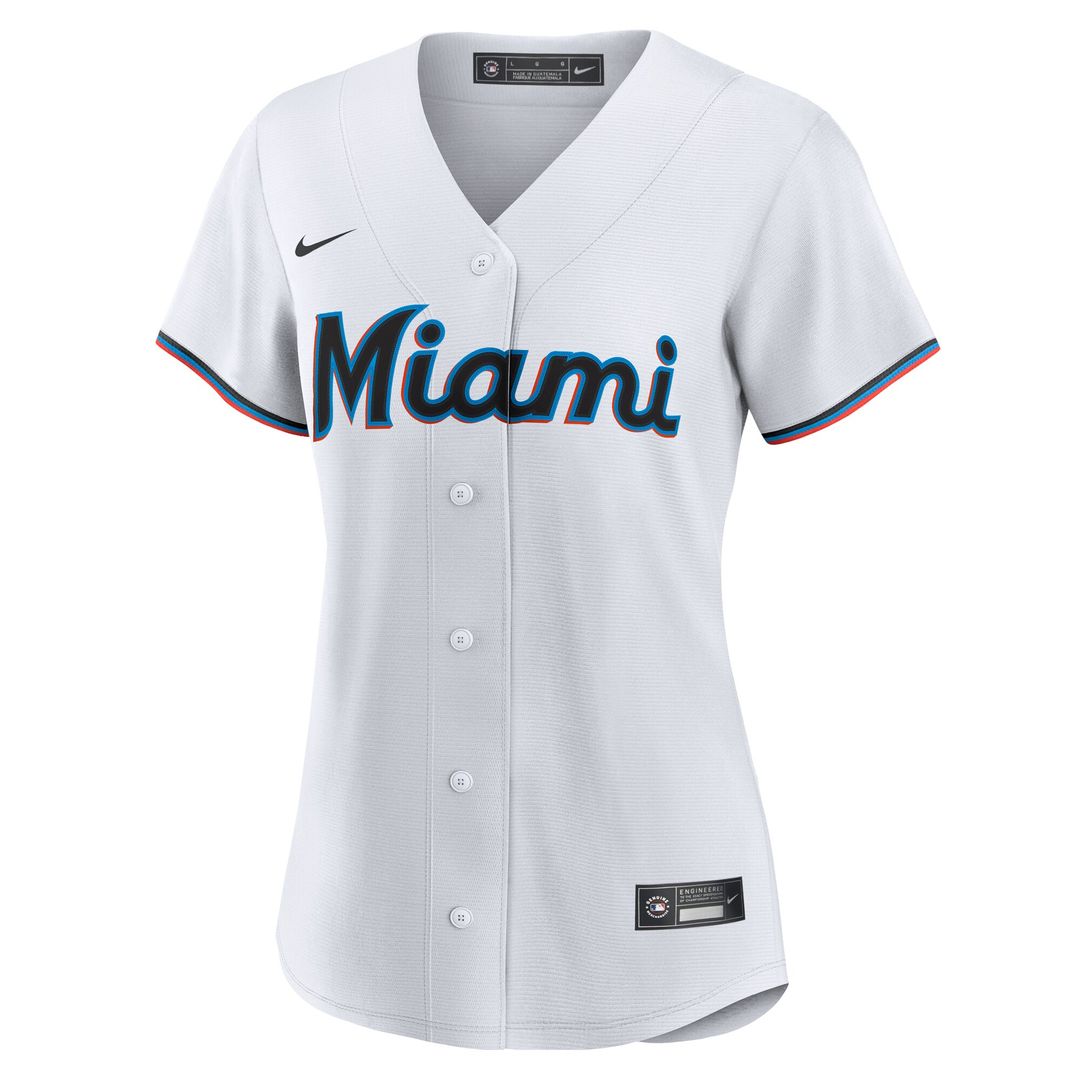 Griffin Conine Miami Marlins Nike Women's Home Replica Jersey - White Official MLB Team Apparel Baseball Fan Gear