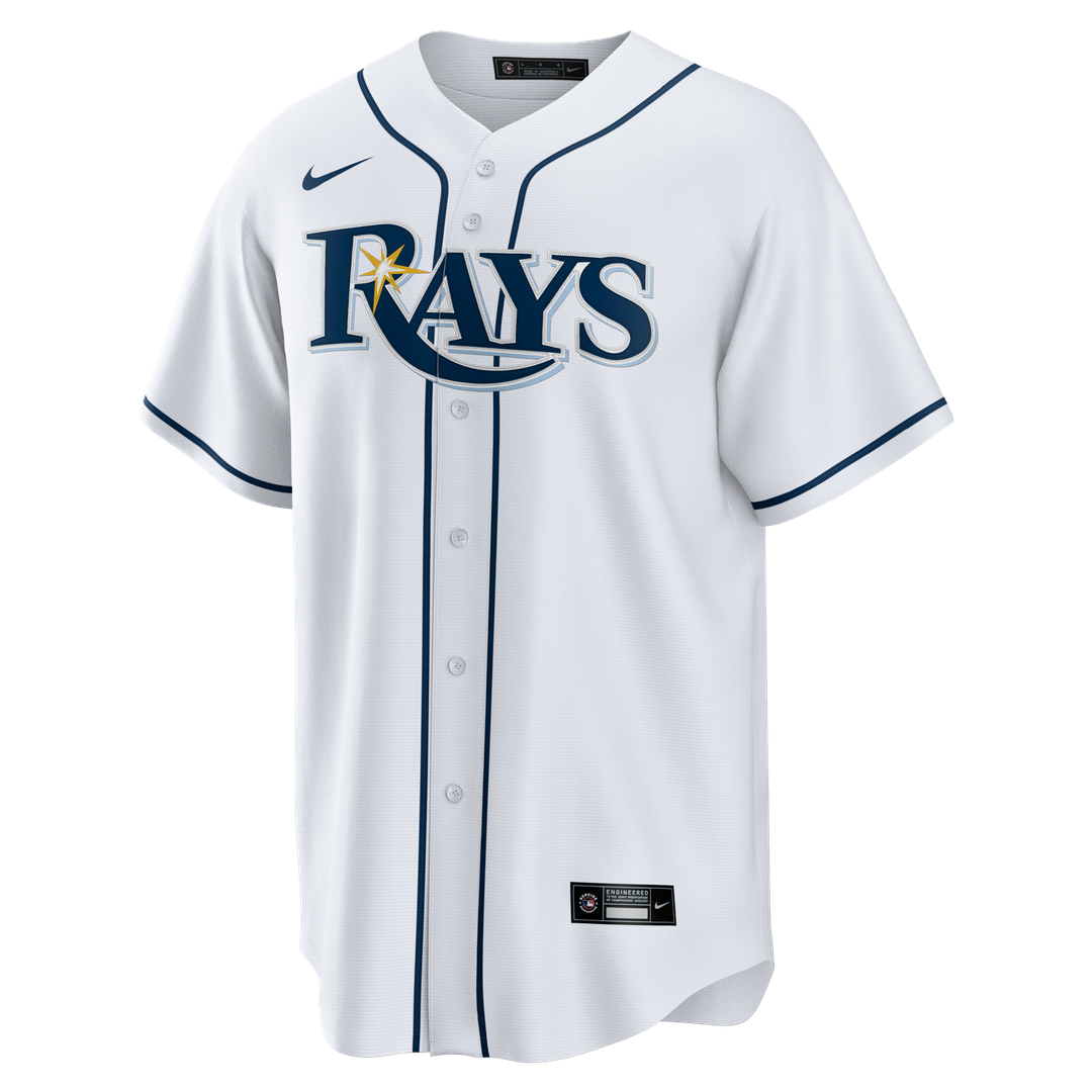 Tampa Bay Rays Nike Home Big & Tall Replica Jersey - White Official MLB Team Apparel Baseball Fan Gear