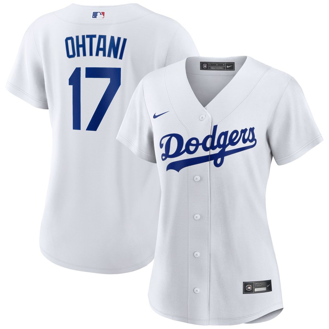 Shohei Ohtani Los Angeles Dodgers Nike Women's Home Replica Player Jersey - White Official MLB Team Apparel Baseball Fan Gear