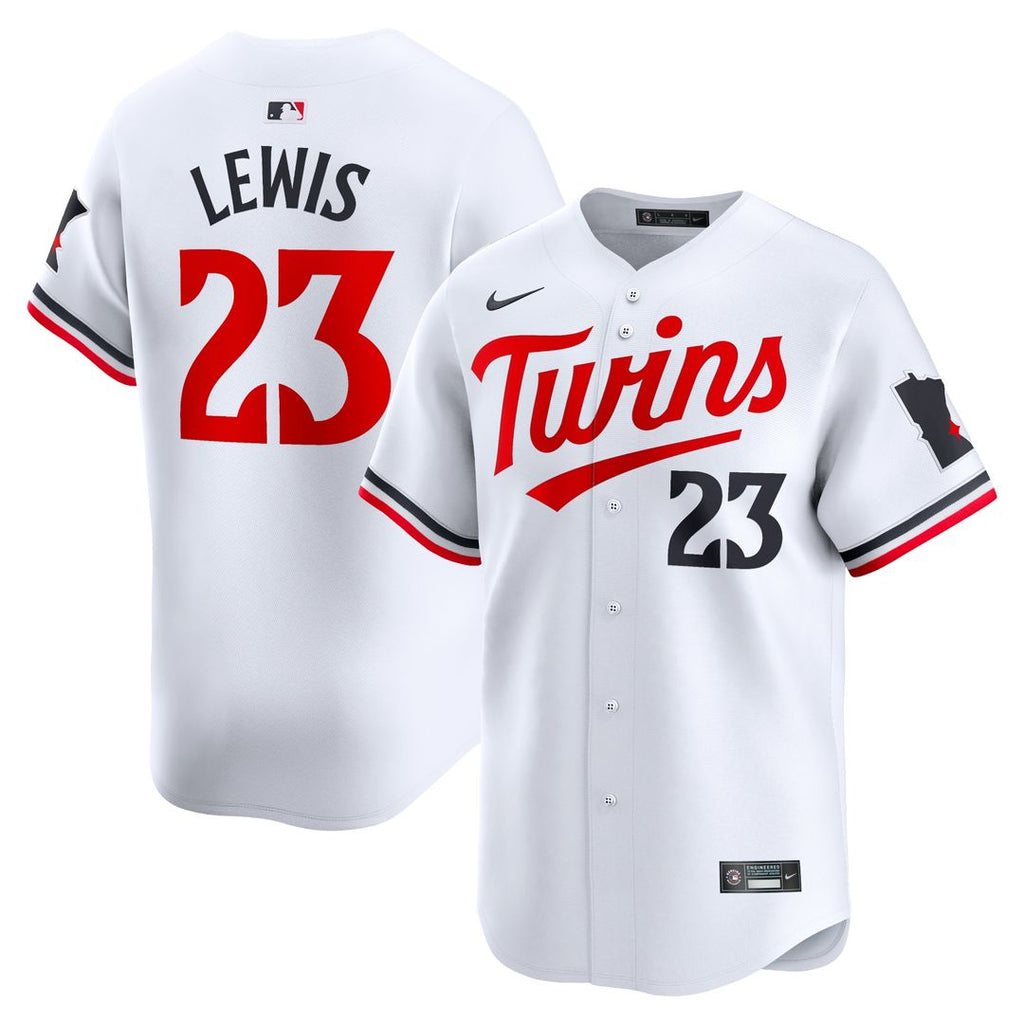 Royce Lewis Minnesota Twins Nike Home Limited Player Jersey - White Official MLB Team Apparel Baseball Fan Gear