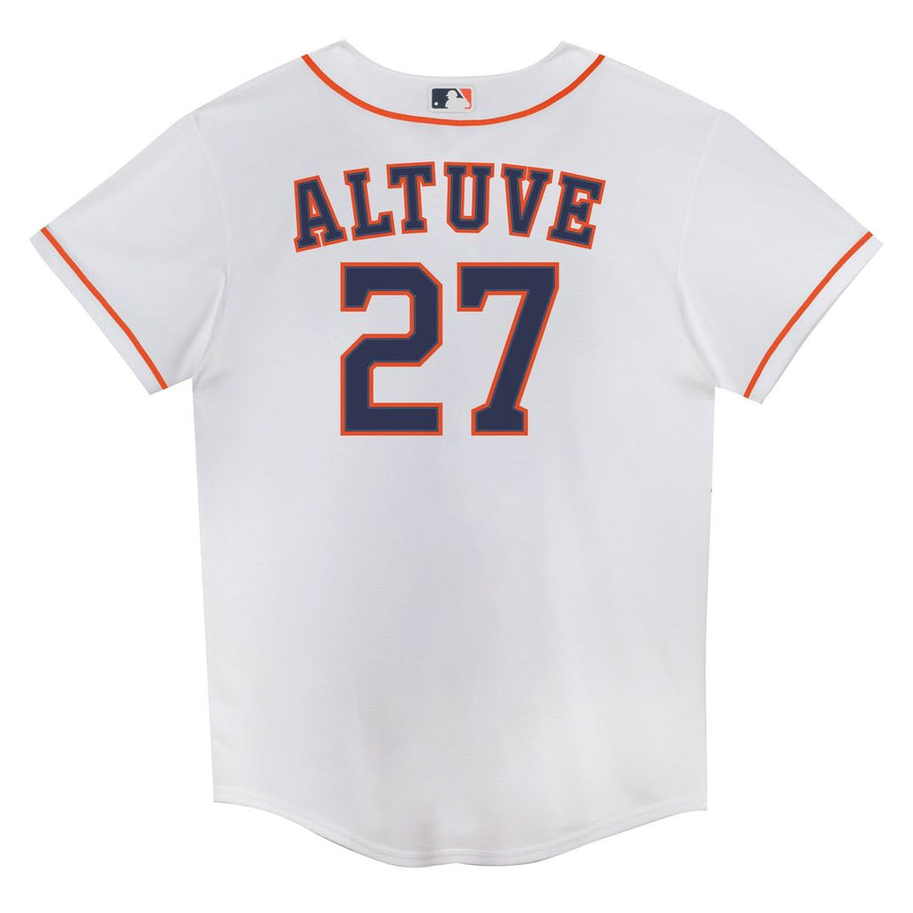 Jose Altuve Houston Astros Nike Preschool Home Replica Jersey - White Official MLB Team Apparel Baseball Fan Gear
