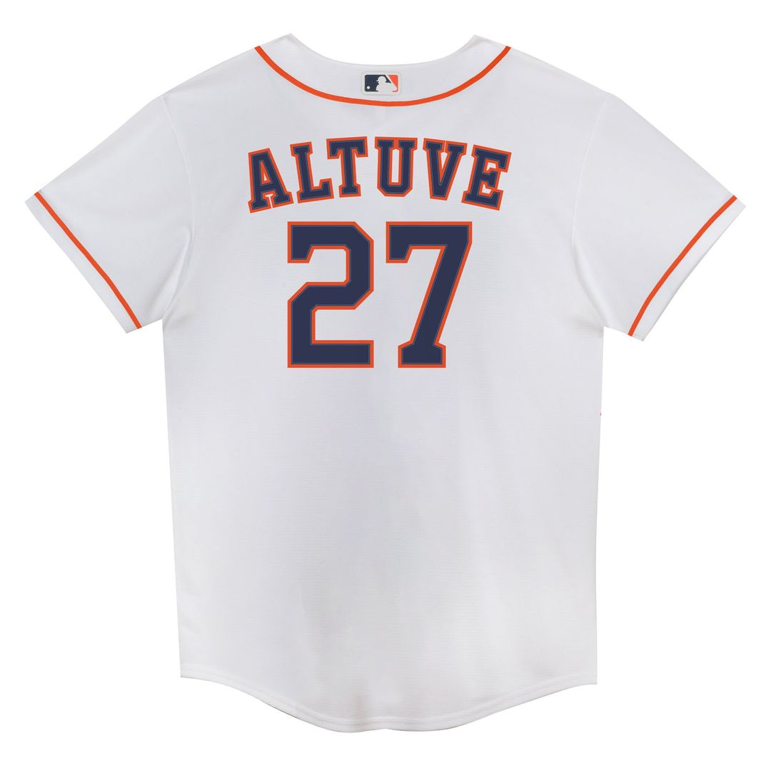 Jose Altuve Houston Astros Nike Preschool Home Replica Jersey - White Official MLB Team Apparel Baseball Fan Gear