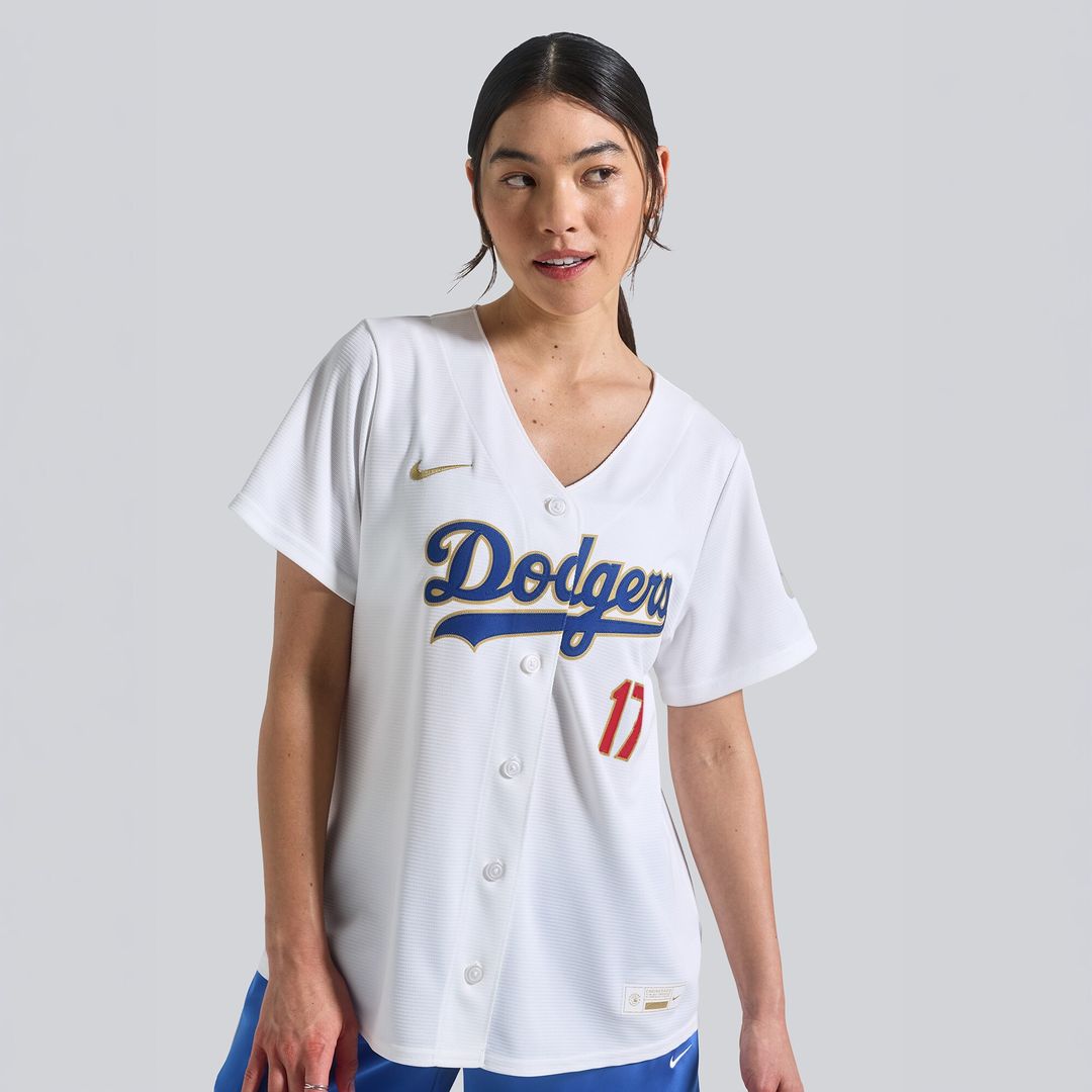 Shohei Ohtani Los Angeles Dodgers Nike Women's 2026 Gold Collection Stadium Jersey - White Official MLB Team Apparel Baseball Fan Gear