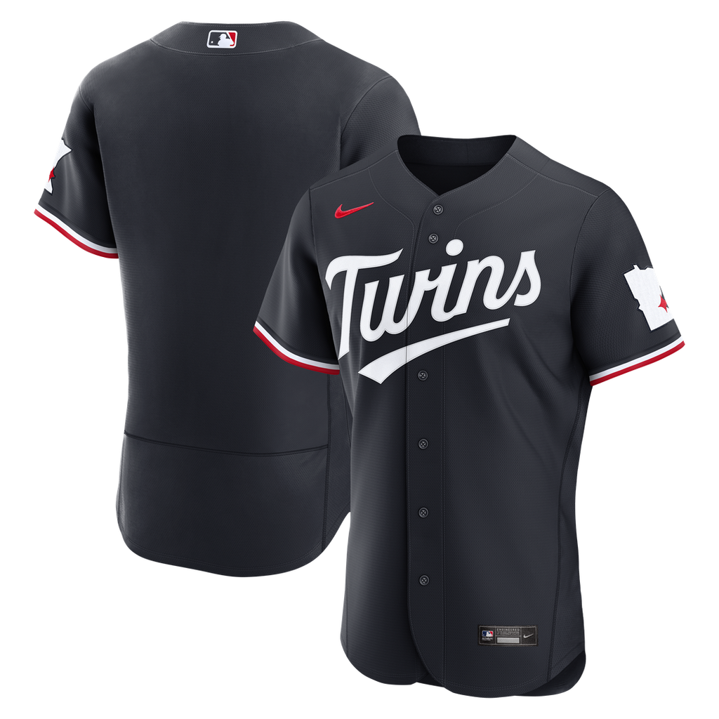 Minnesota Twins Nike Alternate Authentic Jersey - Navy Official MLB Team Apparel Baseball Fan Gear