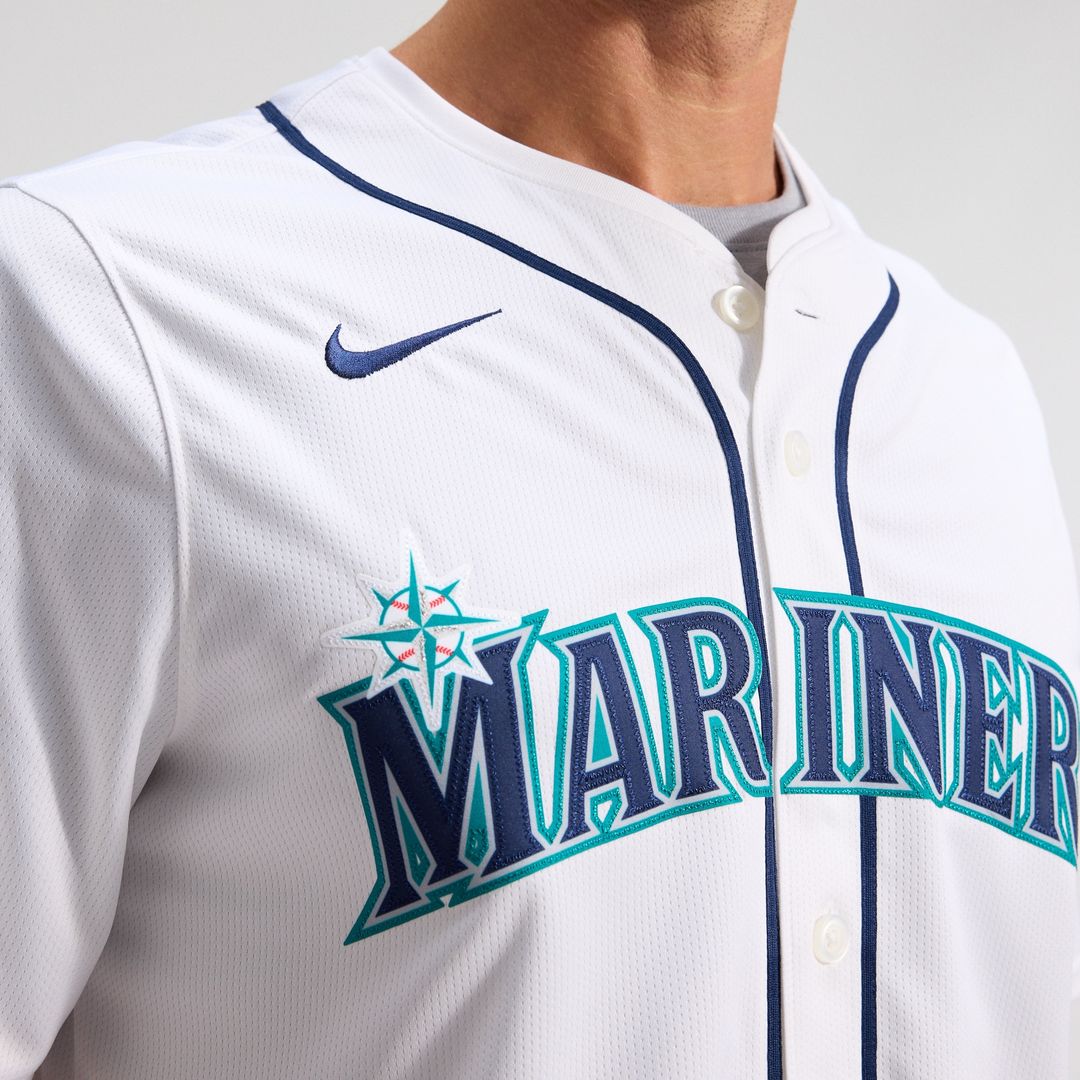 Cal Raleigh Seattle Mariners Nike Home Limited Player Jersey - White Official MLB Team Apparel Baseball Fan Gear