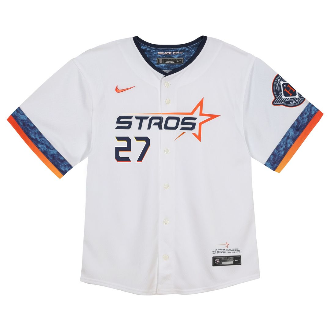Jose Altuve Houston Astros Nike Toddler City Connect 2025 Limited Jersey - White Official MLB Team Apparel Baseball Fan Gear