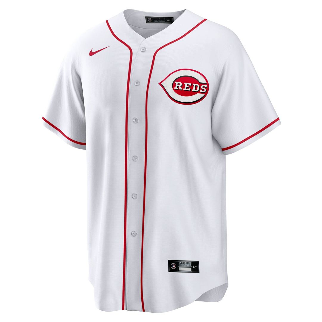 Jose Trevino Cincinnati Reds Nike Home Replica Jersey - White Official MLB Team Apparel Baseball Fan Gear