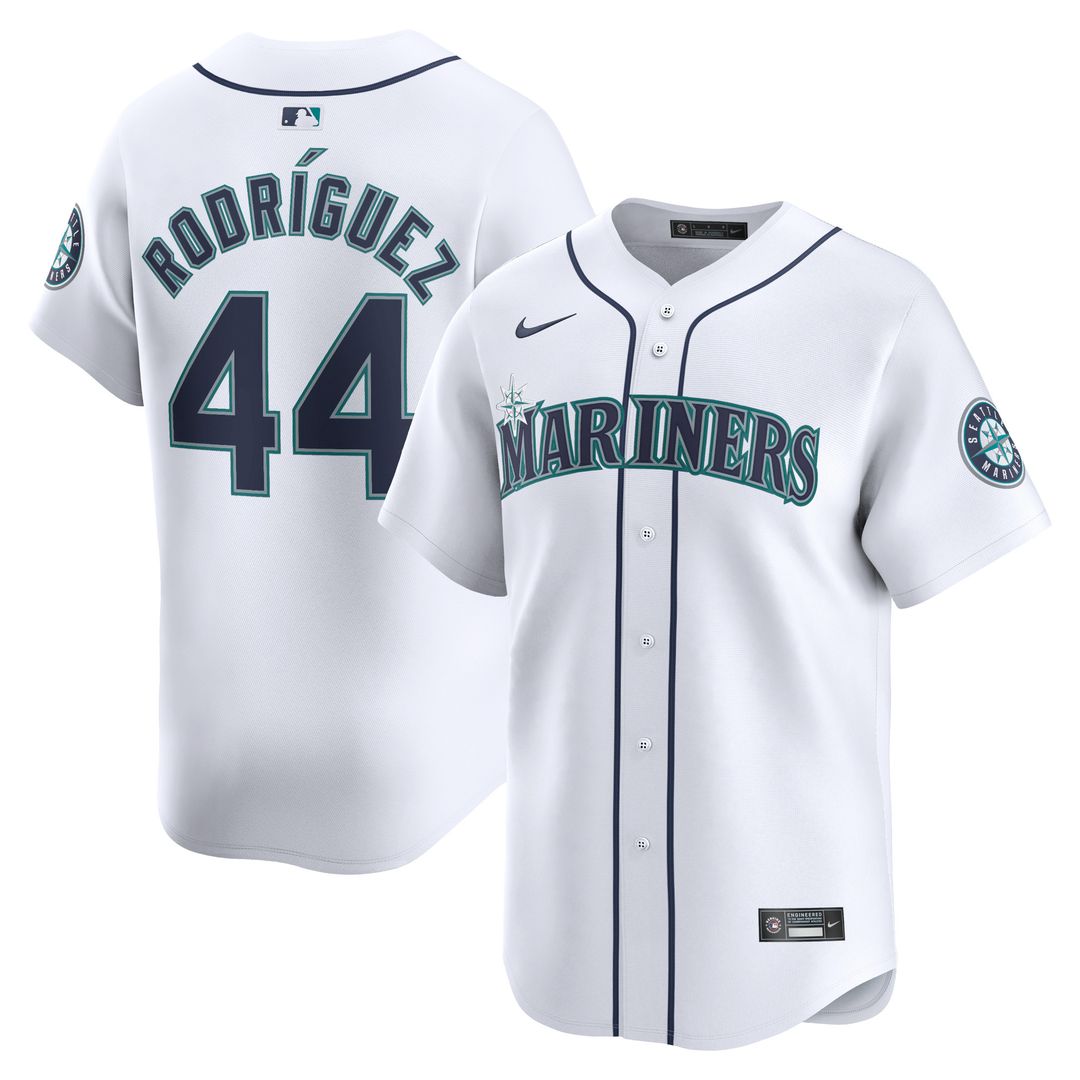 Julio Rodríguez Seattle Mariners Nike Home Limited Player Jersey - White Official MLB Team Apparel Baseball Fan Gear