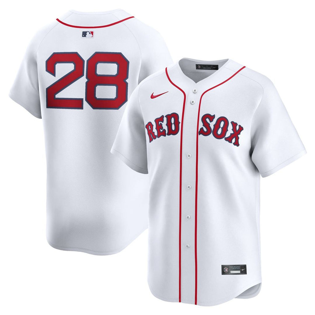 Kristian Campbell Boston Red Sox Nike Home Limited Jersey - White Official MLB Team Apparel Baseball Fan Gear