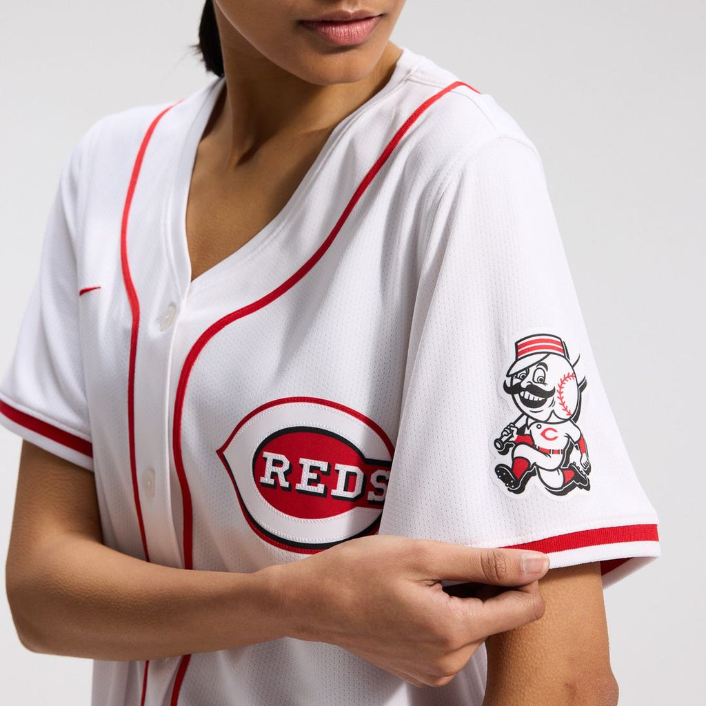 Cincinnati Reds Nike Women's Home Limited Jersey - White Official MLB Team Apparel Baseball Fan Gear