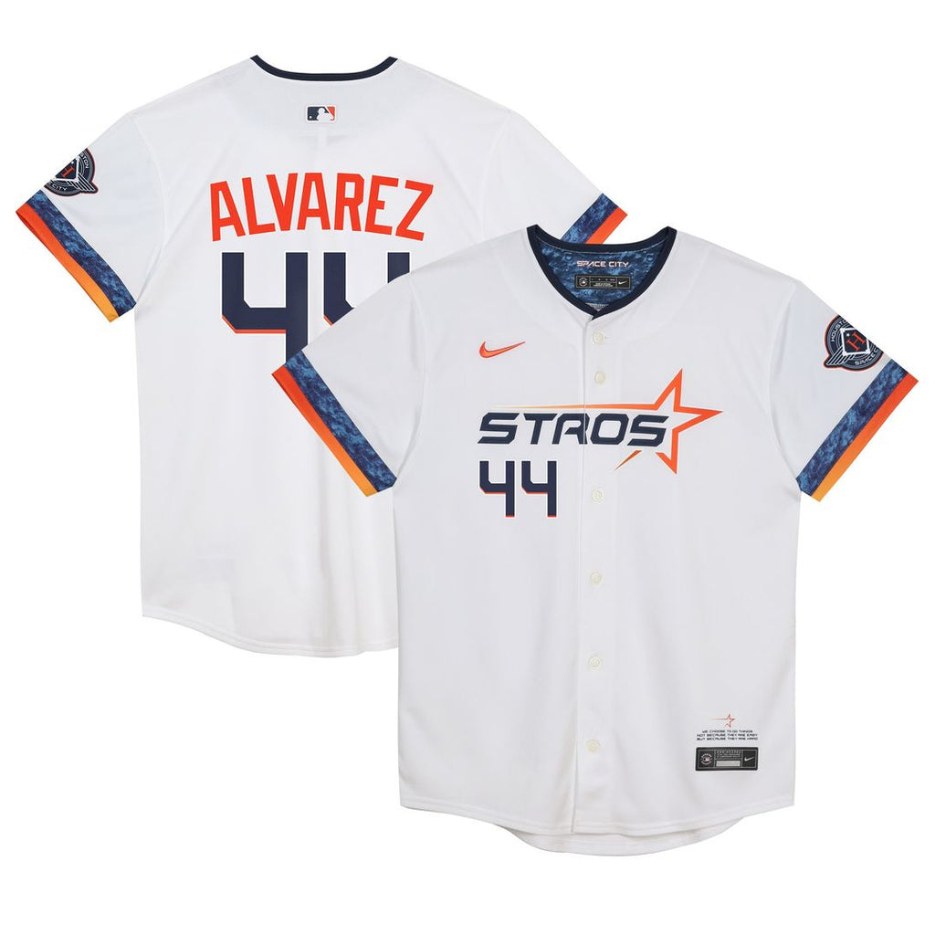 Yordan Alvarez Houston Astros Nike Preschool 2025 City Connect Limited Player Jersey - White Official MLB Team Apparel Baseball Fan Gear