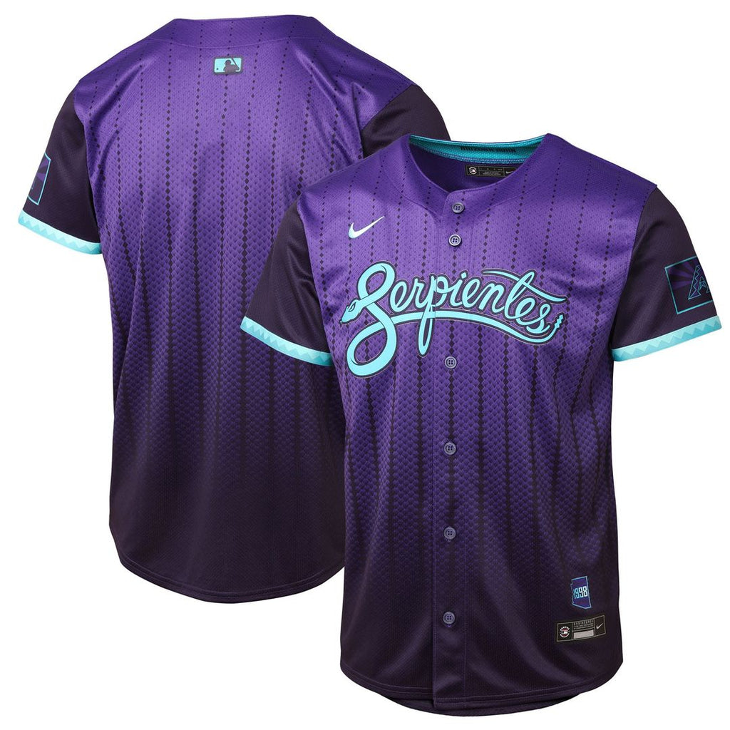 Arizona Diamondbacks Nike Youth 2025 City Connect Limited Jersey - Purple Official MLB Team Apparel Baseball Fan Gear