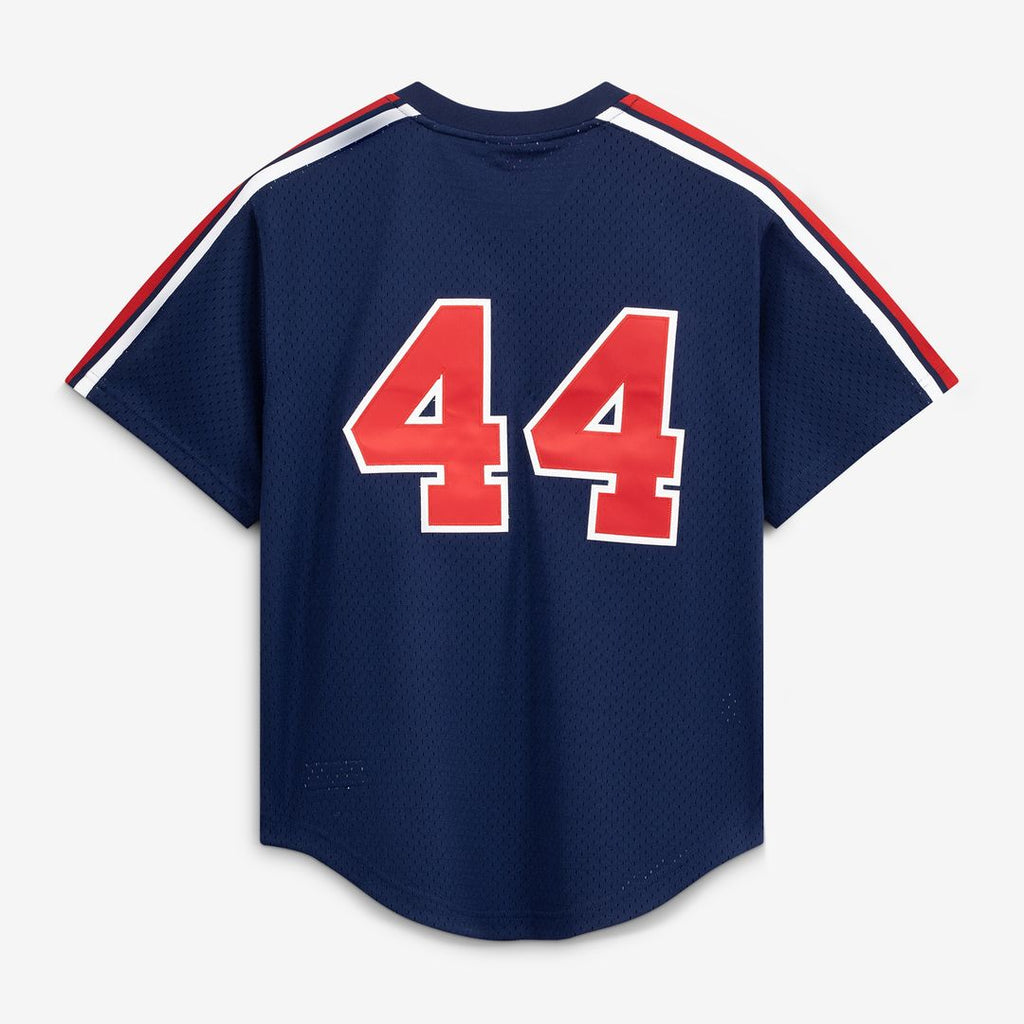 Reggie Jackson California Angels Mitchell & Ness Authentic Batting Practice Jersey - Navy Official MLB Team Apparel Baseball Fan Gear