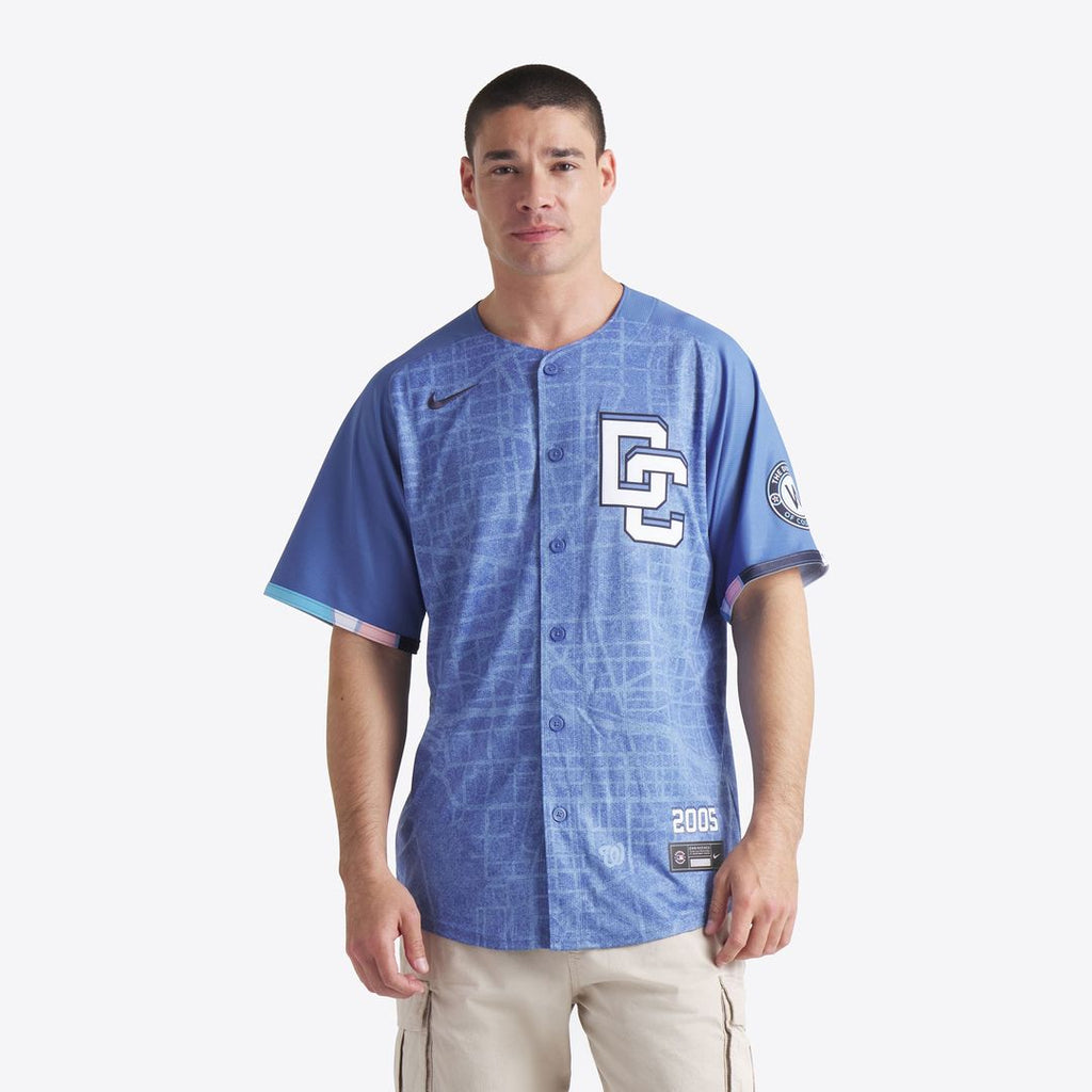 Washington Nationals Nike 2025 City Connect Limited Jersey - Blue Official MLB Team Apparel Baseball Fan Gear