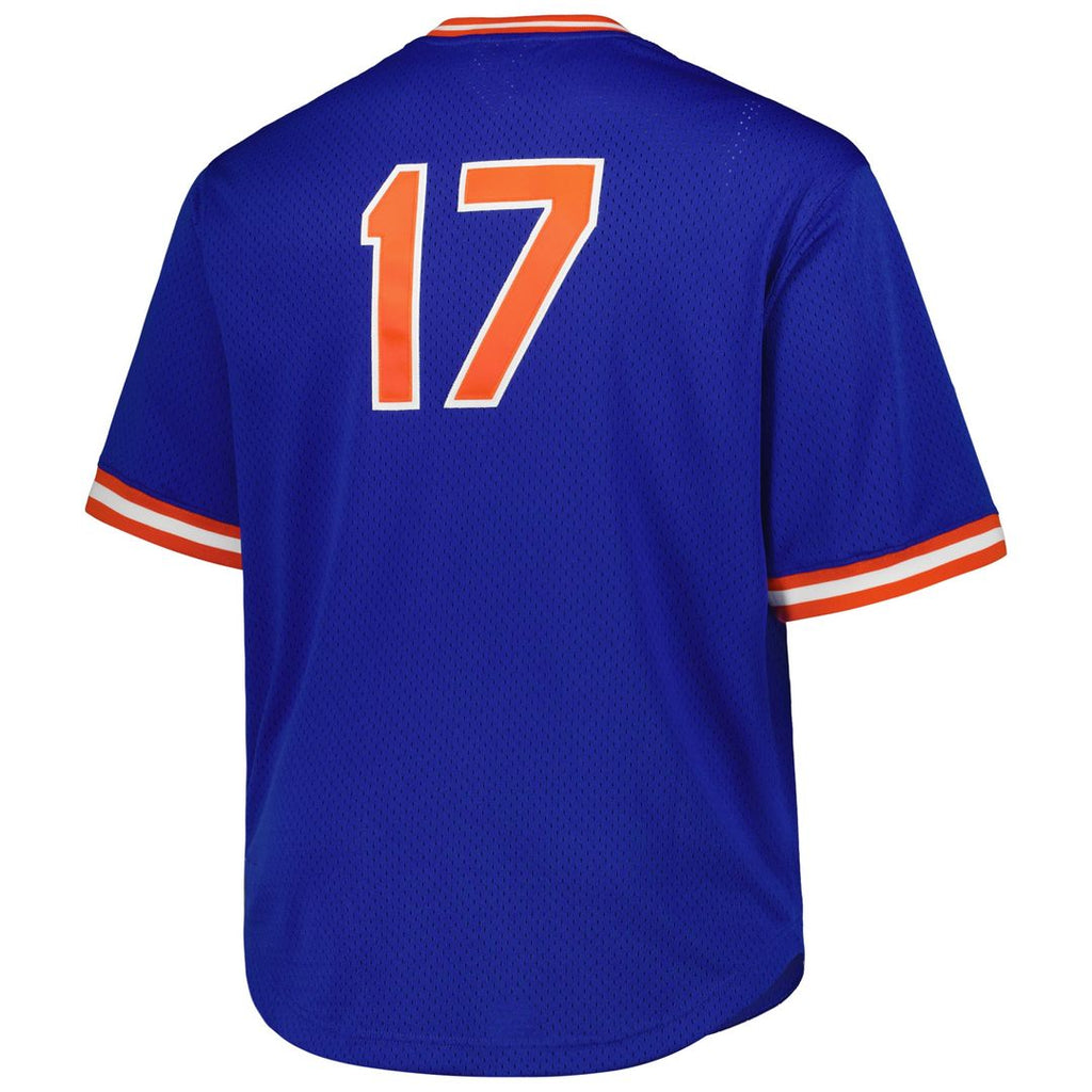 Keith Hernandez New York Mets Mitchell & Ness 1986 Cooperstown Collection Mesh Pullover Jersey - Royal Official MLB Team Apparel Baseball Fan Gear