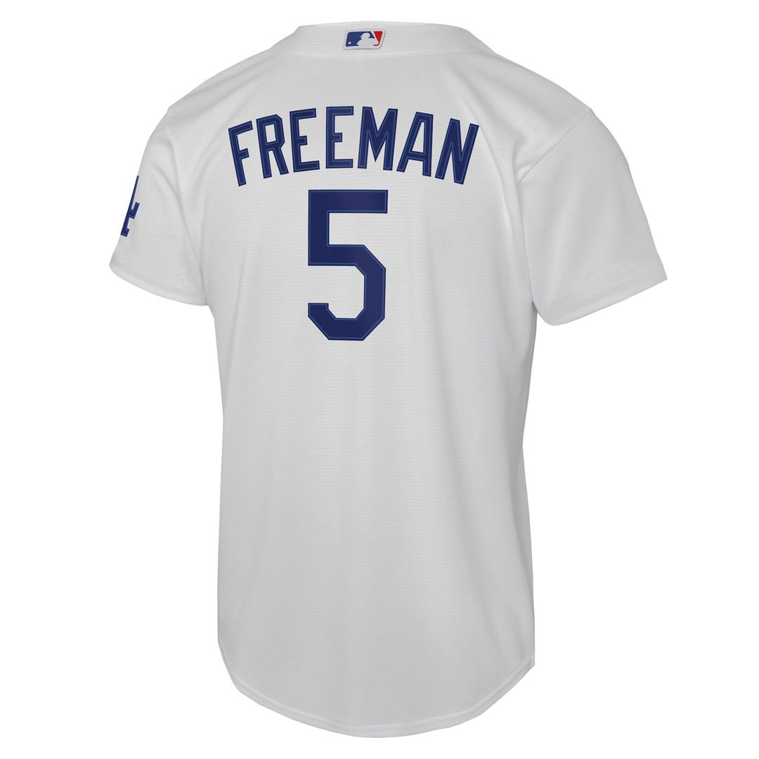 Freddie Freeman Los Angeles Dodgers Nike Youth Home Stadium Jersey - White Official MLB Team Apparel Baseball Fan Gear