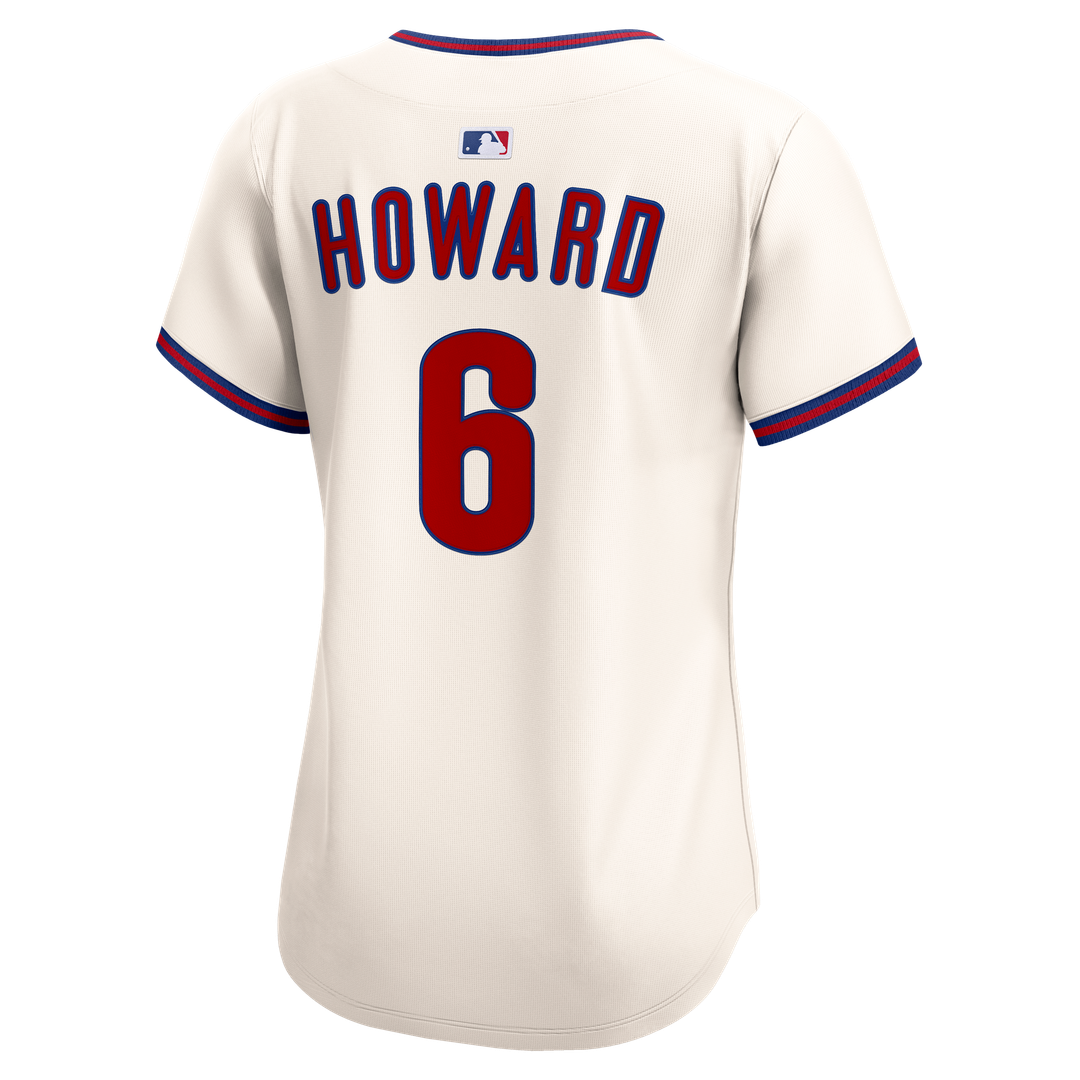 Ryan Howard Philadelphia Phillies Nike Women's Alternate Limited Jersey - Light Blue Official MLB Team Apparel Baseball Fan Gear