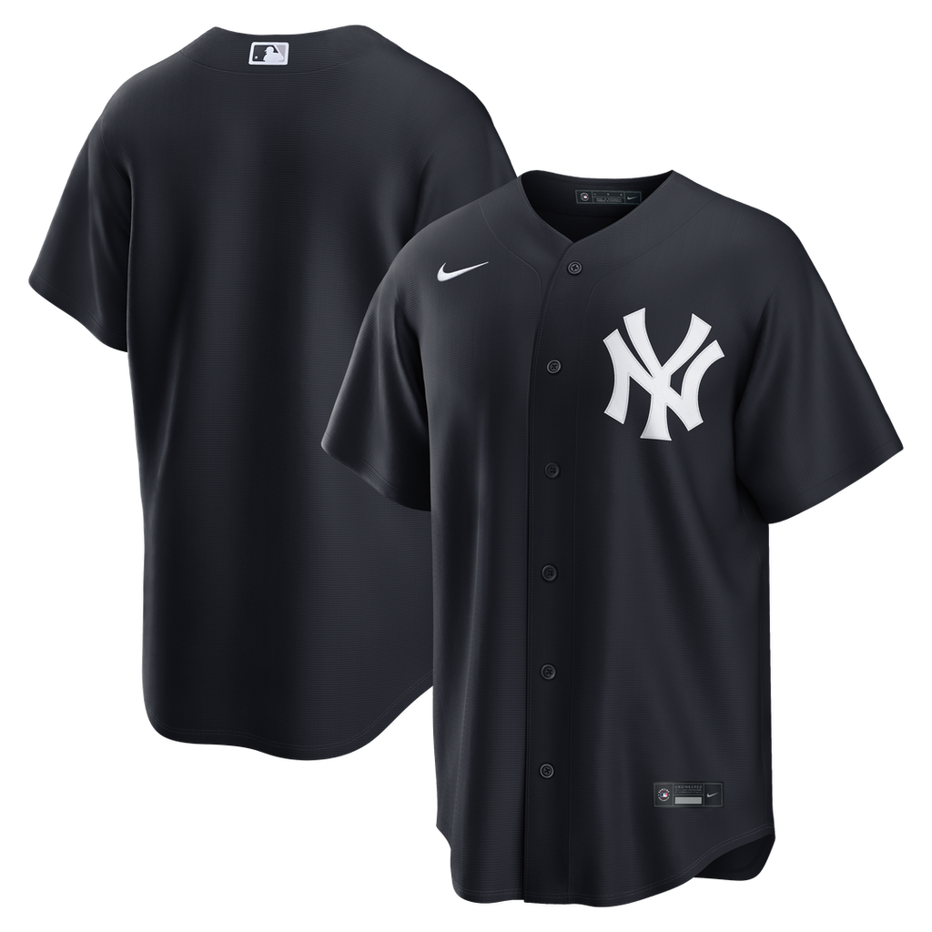 New York Yankees Nike Alternate Replica Jersey - Navy Official MLB Team Apparel Baseball Fan Gear